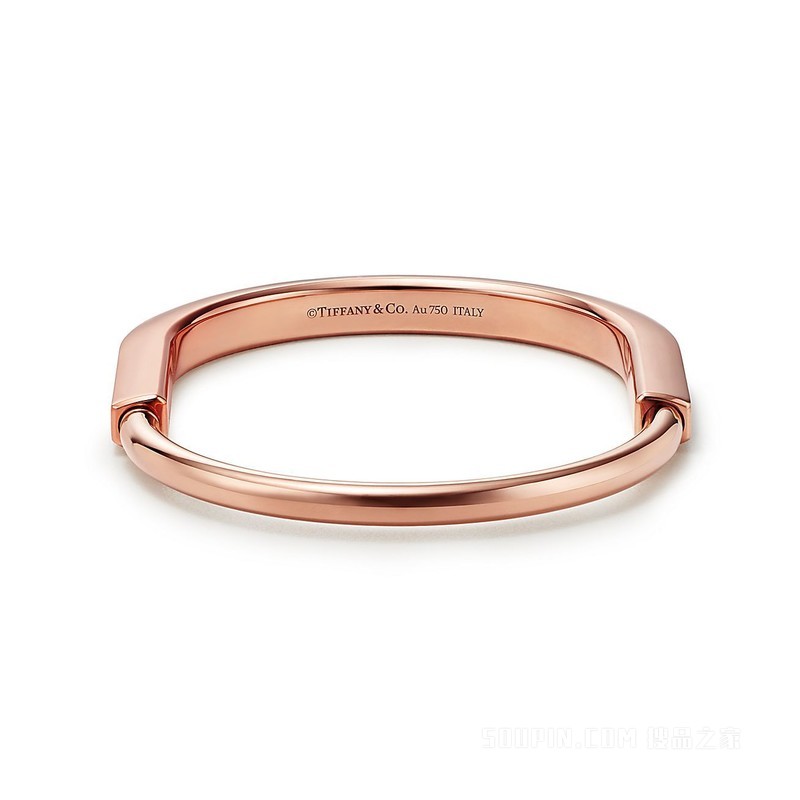 Tiffany Lock 系列 18K 玫瑰金手镯