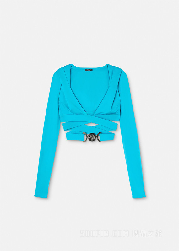 Medusa Biggie短款连帽上衣