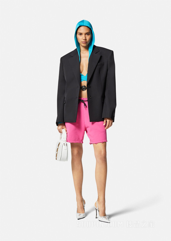 Medusa Biggie短款连帽上衣