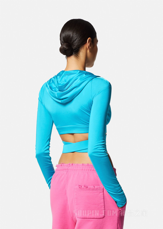 Medusa Biggie短款连帽上衣