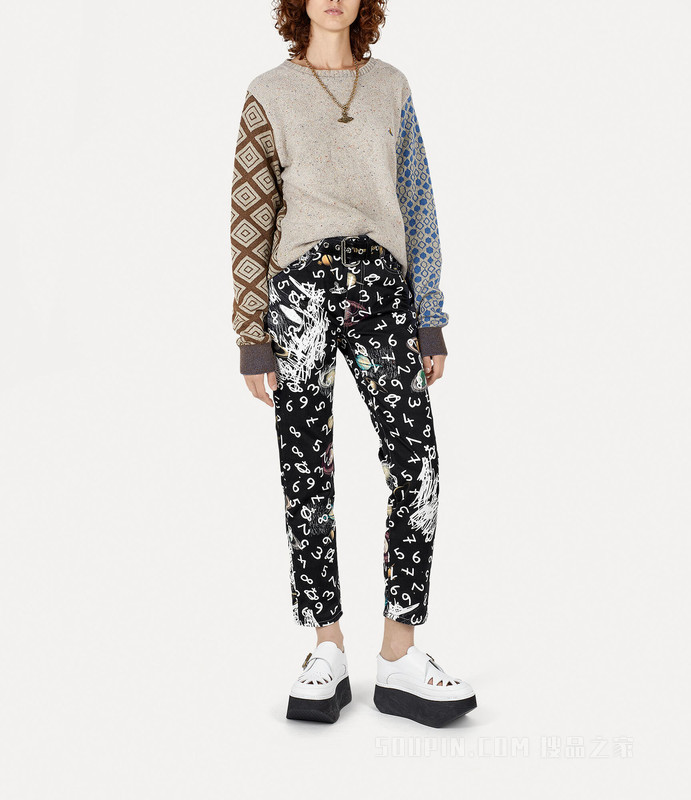 Vivienne Westwood】W Harris Jeans 19020002W00IEN302-搜品之家