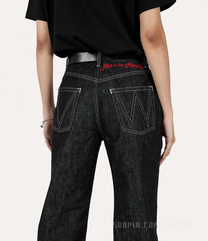 Vivienne Westwood｜JEANS (RAY 5 POCKET JEANS (1902002B W W Ray 5 Pocket mid-rise flared jeans in blue - Vivienne