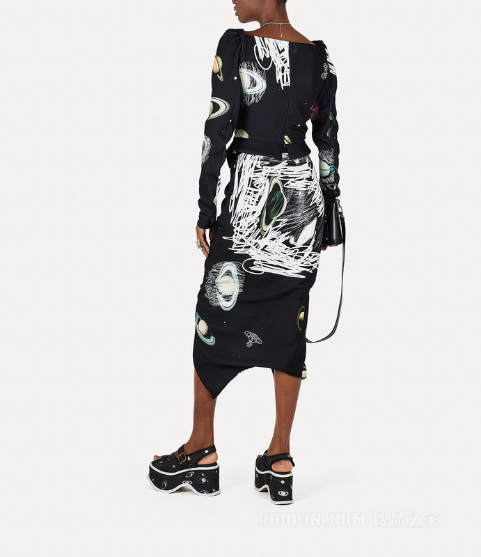 Vivienne Westwood】Panther Skirt 1K01000GW00AFO318-搜品之家
