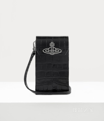 Crocodile Thin Line Orb Phone Bag