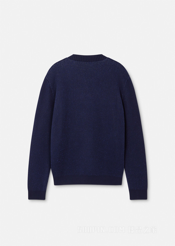 Varsity Logo嵌花套头衫