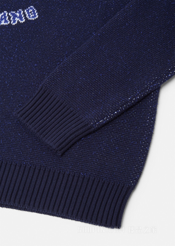 Varsity Logo嵌花套头衫