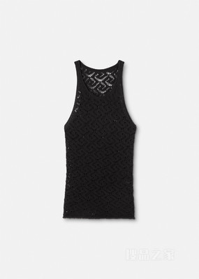 La Greca蕾丝针织坦克背心