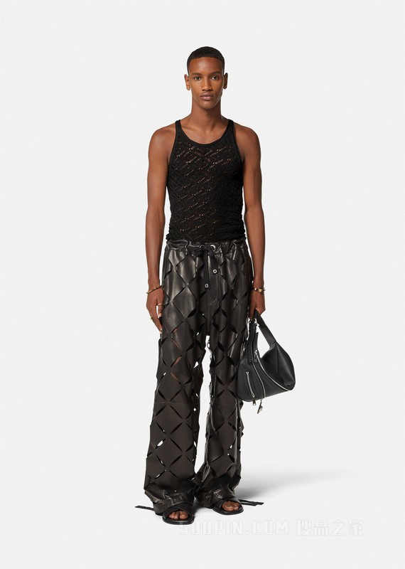 La Greca蕾丝针织坦克背心