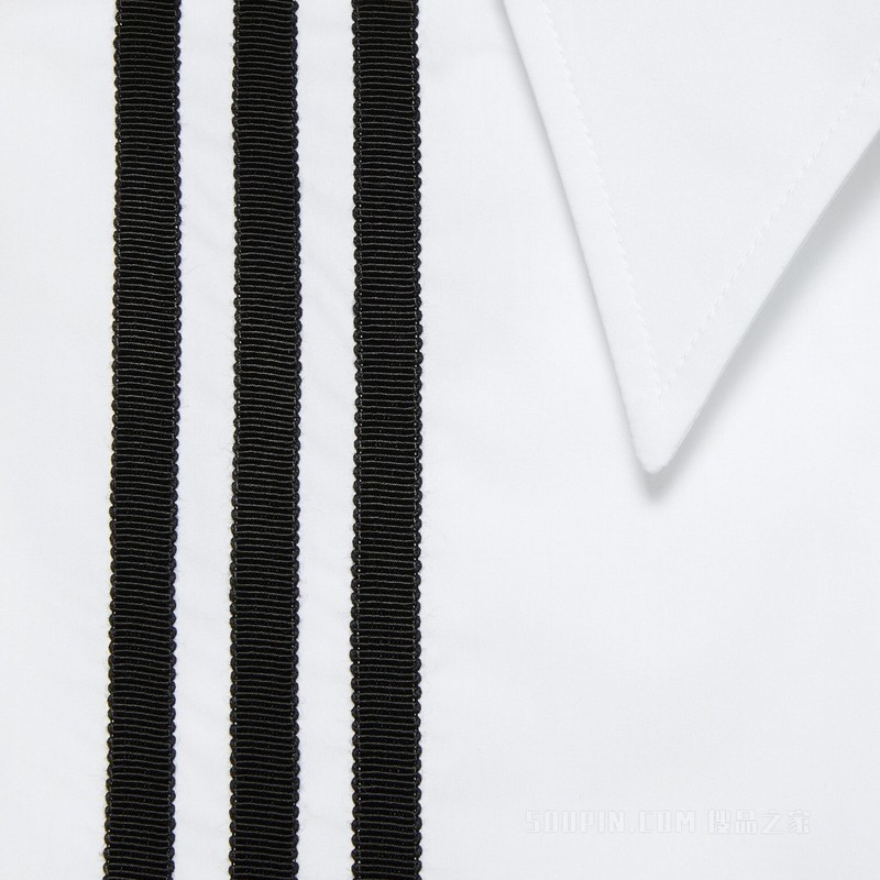 adidas x Gucci联名系列棉质Polo衫 白色