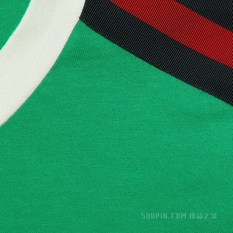adidas x Gucci联名系列T恤连衣裙 绿色