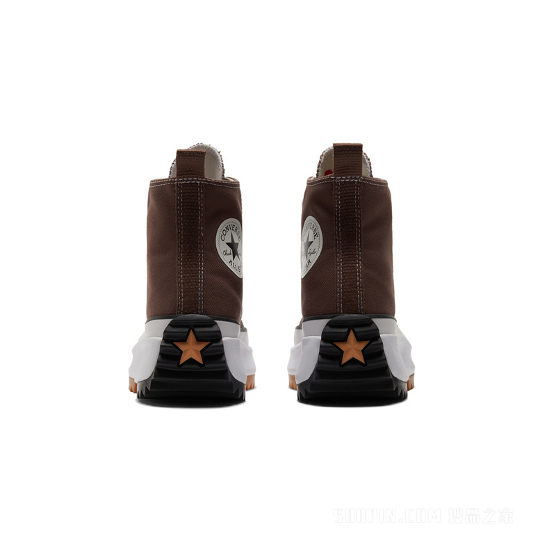 【男女同款】Run Star Hike男女高帮厚底休闲运动鞋 中性 棕色