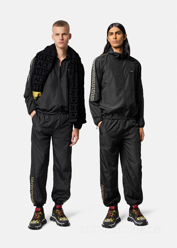 Greca锦纶运动裤