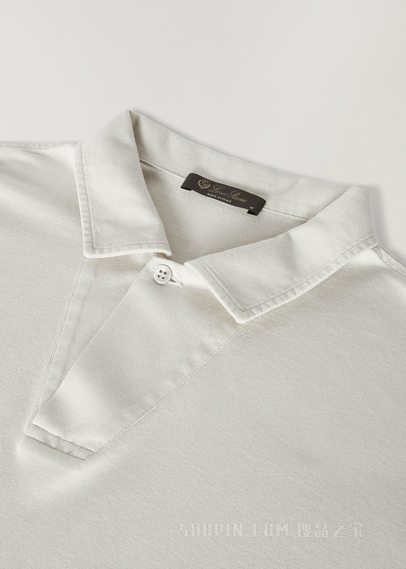 Open Mm Pique Polo 衫 棉 , 桑蚕丝