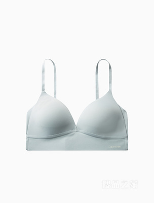 Calvin Klein 23春季女士舒适薄垫无钢圈软支撑宽围边三角杯文胸QF6022AD