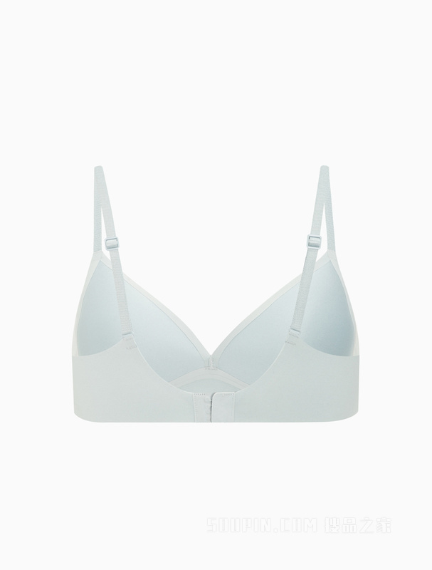 Calvin Klein 23春季女士舒适薄垫无钢圈软支撑宽围边三角杯文胸QF6022AD