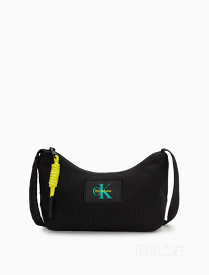 【彩虹系列】Calvin Klein 23春季新款简约LOGO绣片拉链单肩斜挎包DH3451