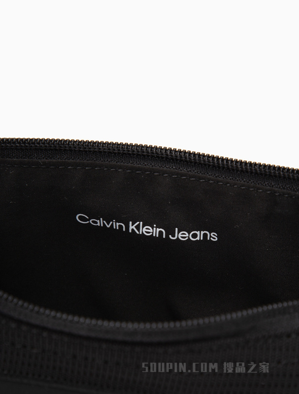【彩虹系列】Calvin Klein 23春季新款简约LOGO绣片拉链单肩斜挎包DH3451