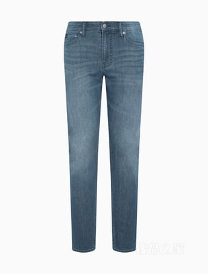 Calvin Klein 23春季新款男士时尚修身高弹力猫须水洗牛仔裤J323710