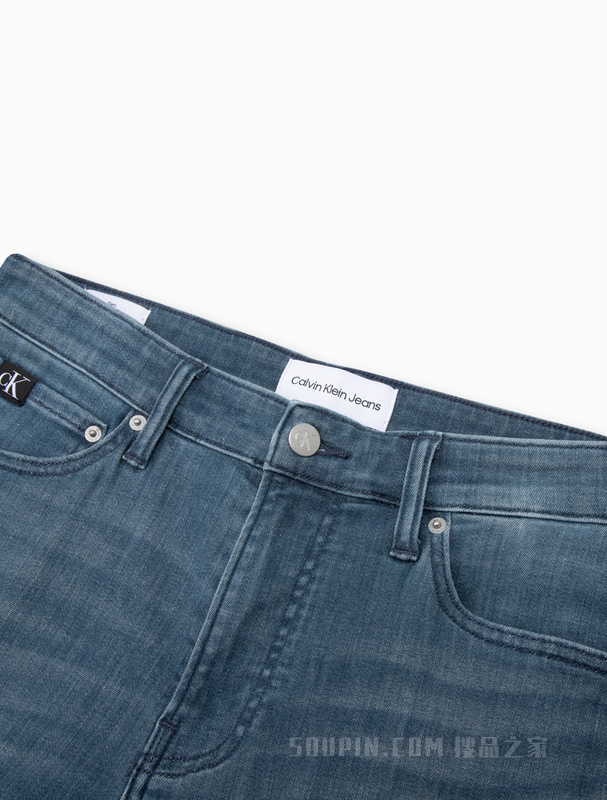Calvin Klein 23春季新款男士时尚修身高弹力猫须水洗牛仔裤J323710