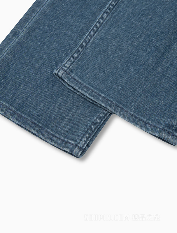 Calvin Klein 23春季新款男士时尚修身高弹力猫须水洗牛仔裤J323710