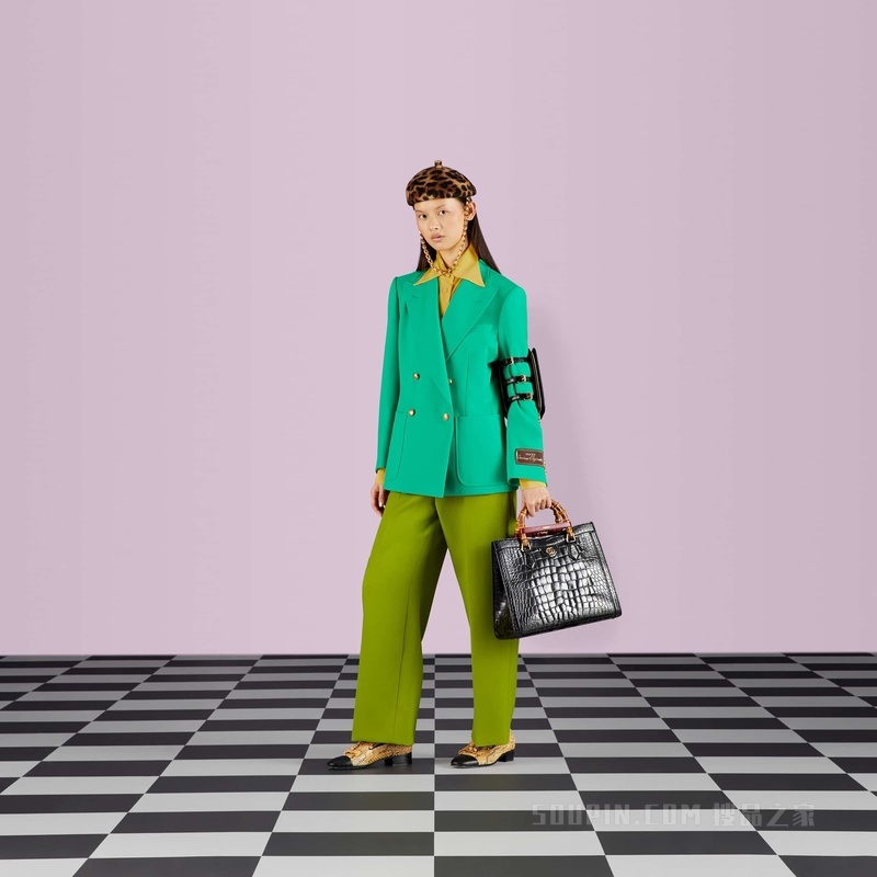 双绉真丝衬衫 绿色