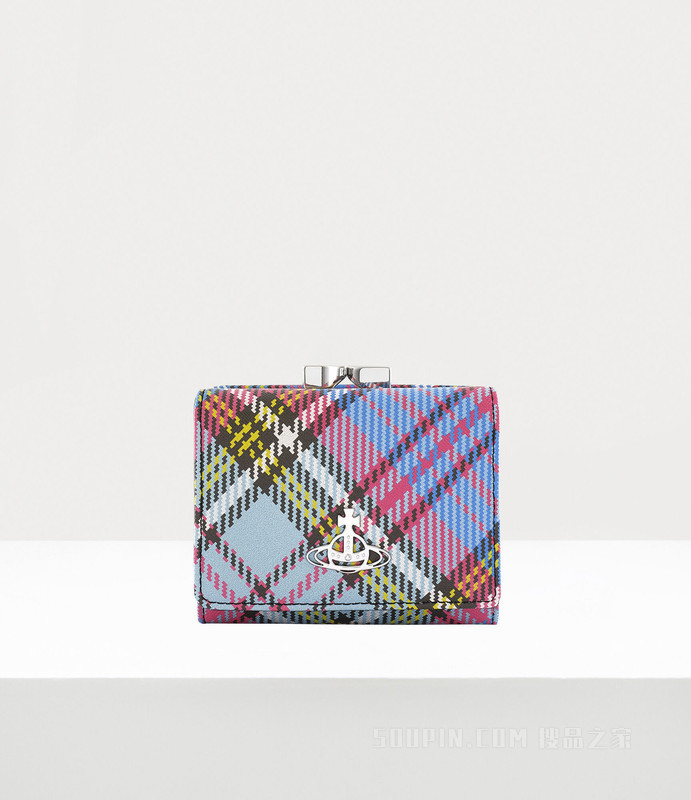 Vivienne Westwood】Biogreen Saffiano Printed Small Frame