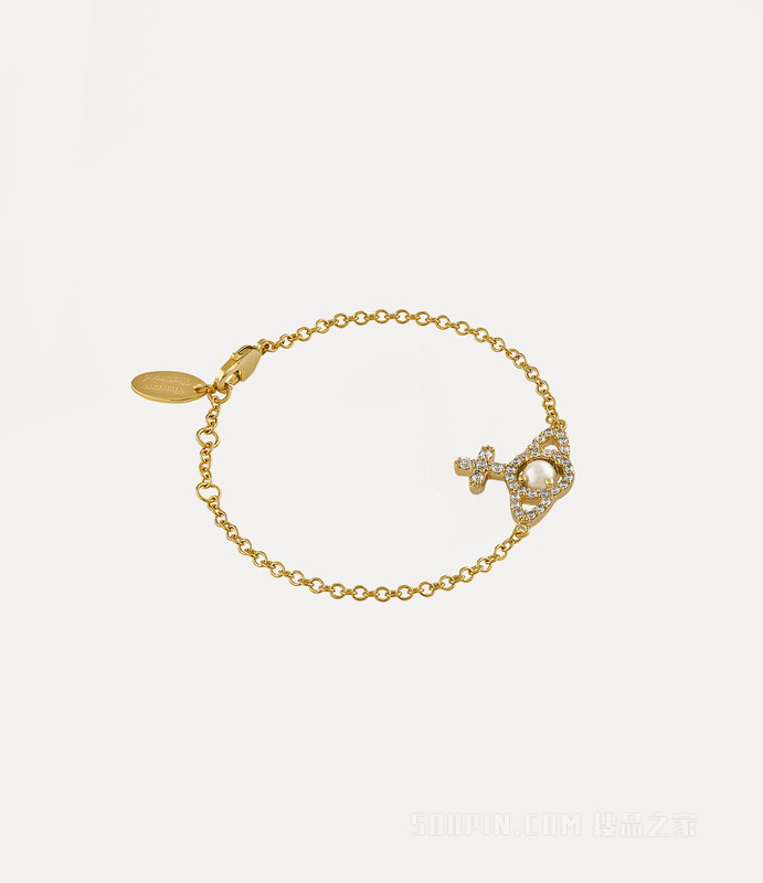 Olympia Pearl Chain Bracelet