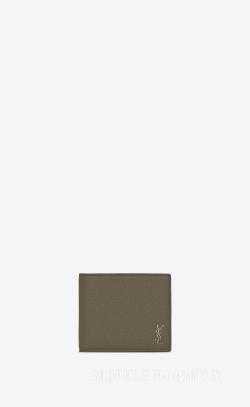 TINY CASSANDRE横款粒面皮革钱包