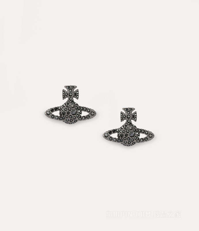 Grace Bas Relief Stud Earrings