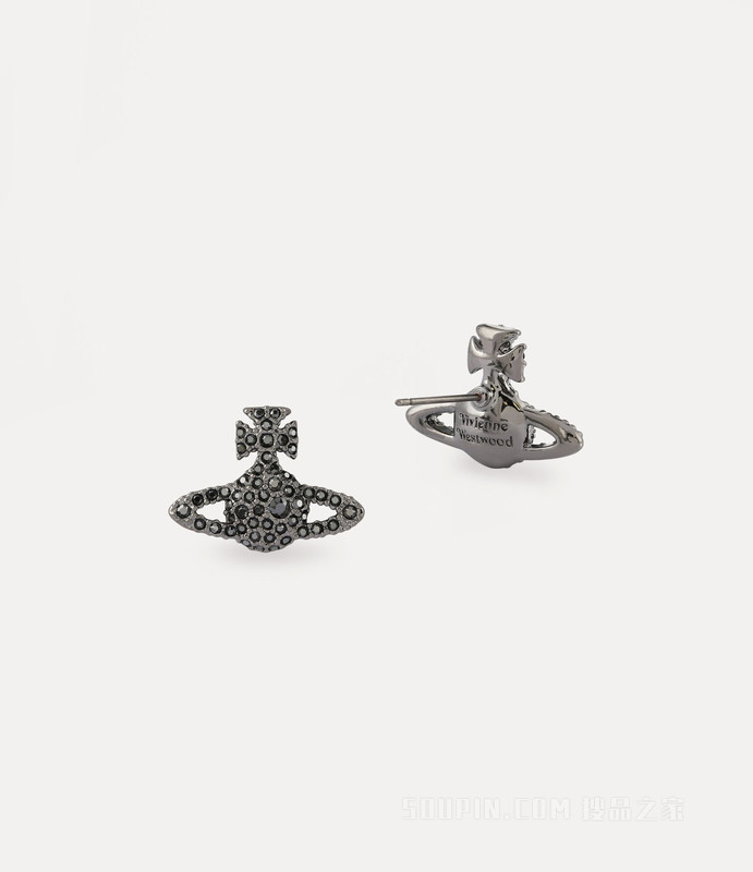 Grace Bas Relief Stud Earrings