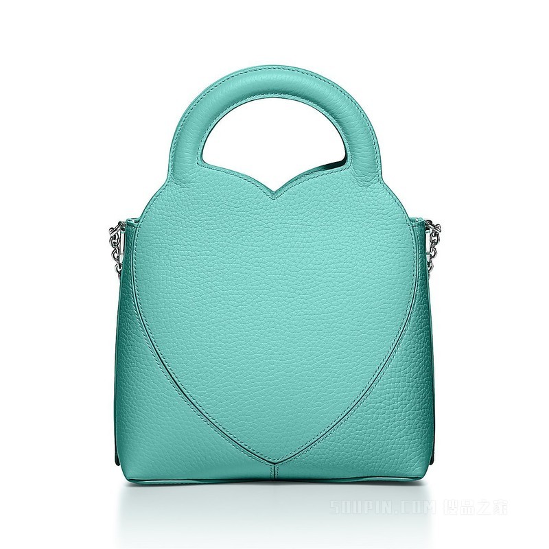 Return to Tiffany™ 系列 Tiffany Blue® 蒂芙尼蓝色皮革迷你托特包