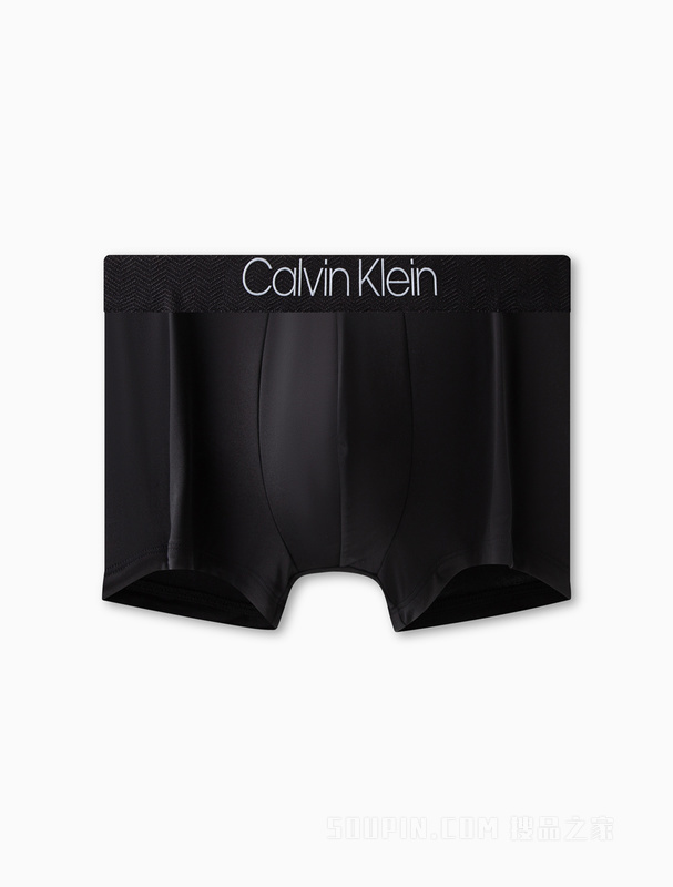 Calvin Klein 23春季新款男士波浪条纹LOGO腰边轻薄透气平角内裤NB2660O