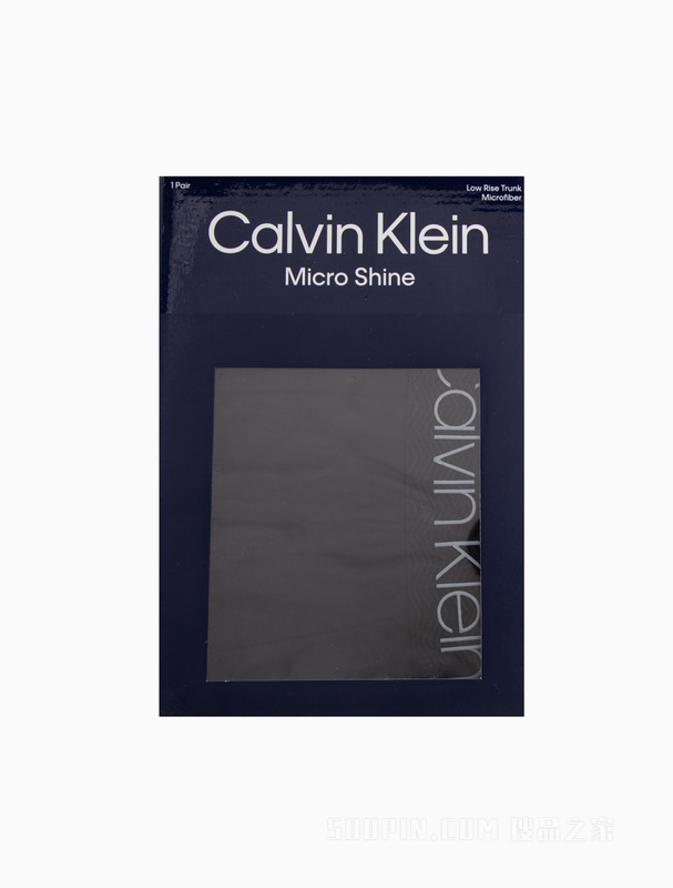 Calvin Klein 23春季新款男士波浪条纹LOGO腰边轻薄透气平角内裤NB2660O