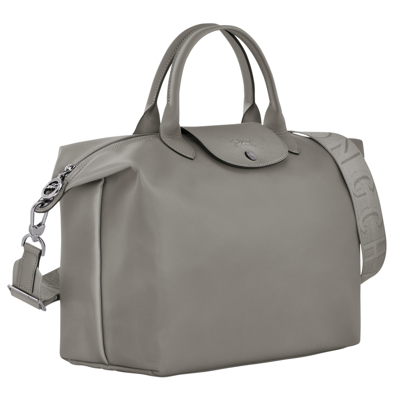 Le Pliage Xtra 中号手提包 - 灰色