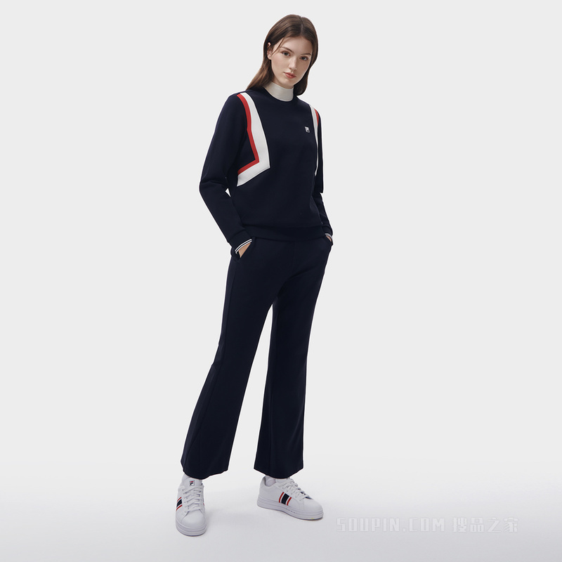 女子经典商务套头卫衣