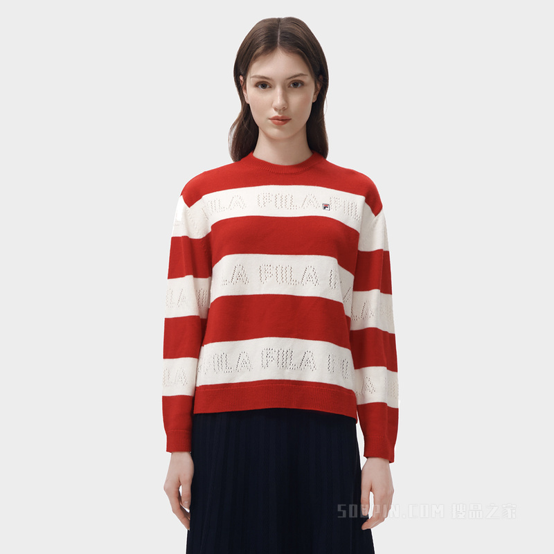 女子经典商务编织衫