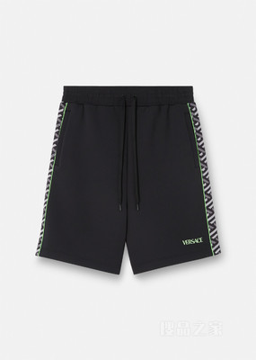 La Greca锦纶运动短裤