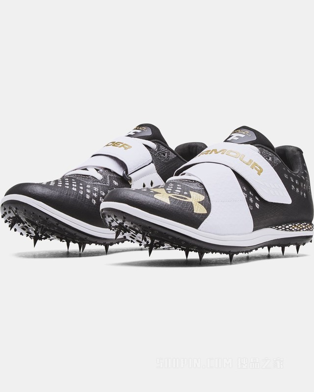 男女同款UA HOVR Skyline High Jump Track Spikes跑鞋