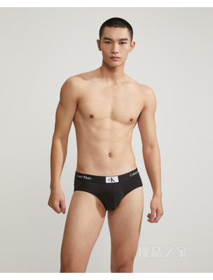 【CK96】Calvin Klein 23春季男经典循环LOGO腰边棉质透气三角内裤NB3402