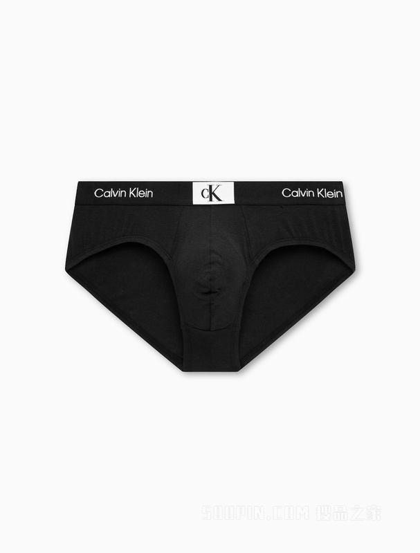 【CK96】Calvin Klein 23春季男经典循环LOGO腰边棉质透气三角内裤NB3402