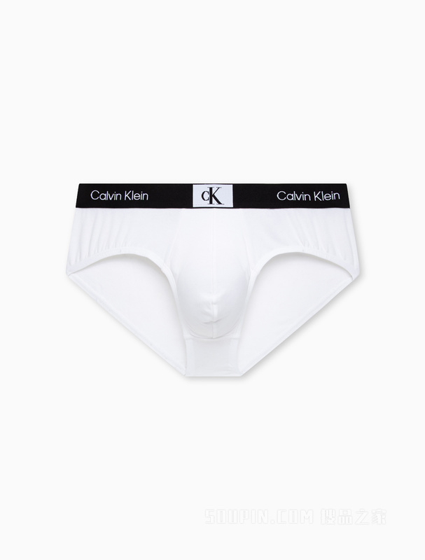 【CK96】Calvin Klein 23春季男经典循环LOGO腰边棉质透气三角内裤NB3402