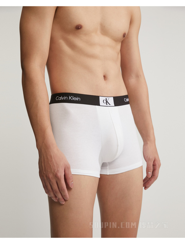 【CK96】Calvin Klein 23春季男经典循环LOGO棉质透气贴身平角内裤NB3403