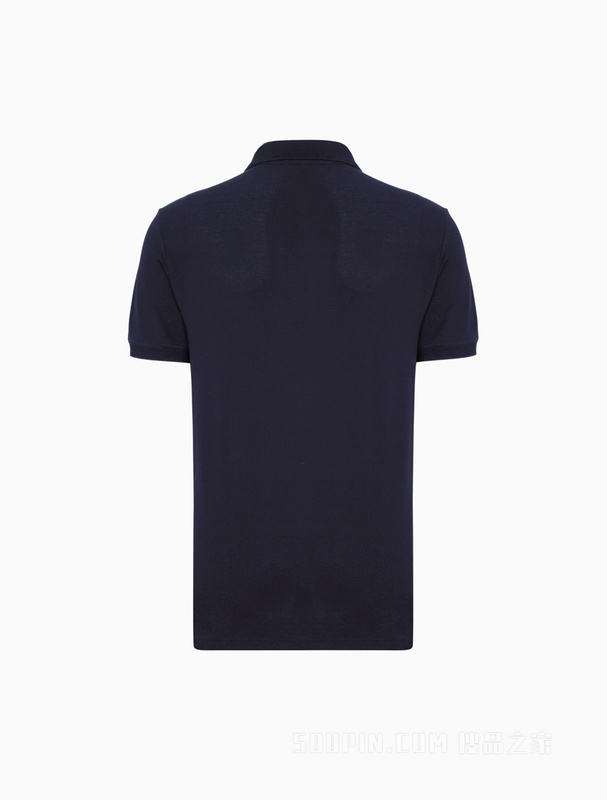 Calvin Klein 23春季新款男士简约撞色LOGO翻领透气短袖POLO衫J322253