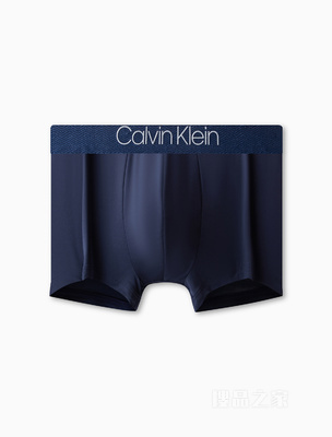 Calvin Klein 23春季新款男士波浪条纹LOGO腰边轻薄透气平角内裤NB2660O