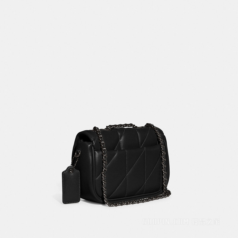 绗缝PILLOW MADISON 18号单肩包 黑色