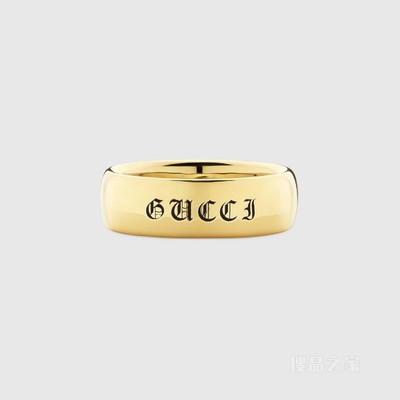 Gucci Promises 6毫米宽18k黄金戒指 18K黄金