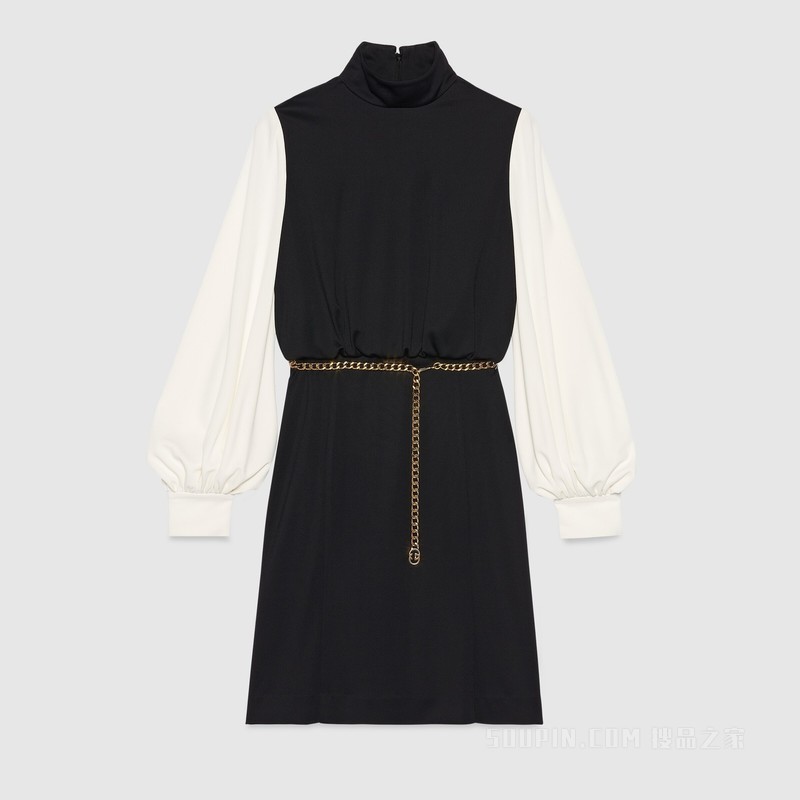 针织连衣裙 黑色