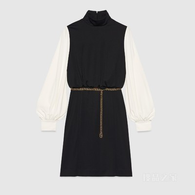 针织连衣裙 黑色