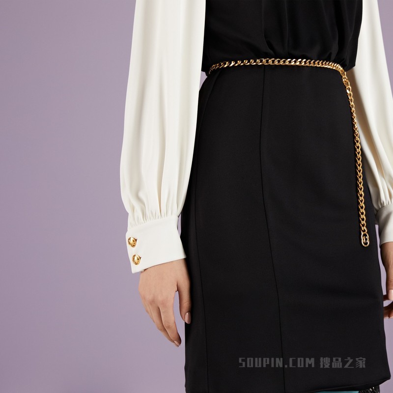 针织连衣裙 黑色