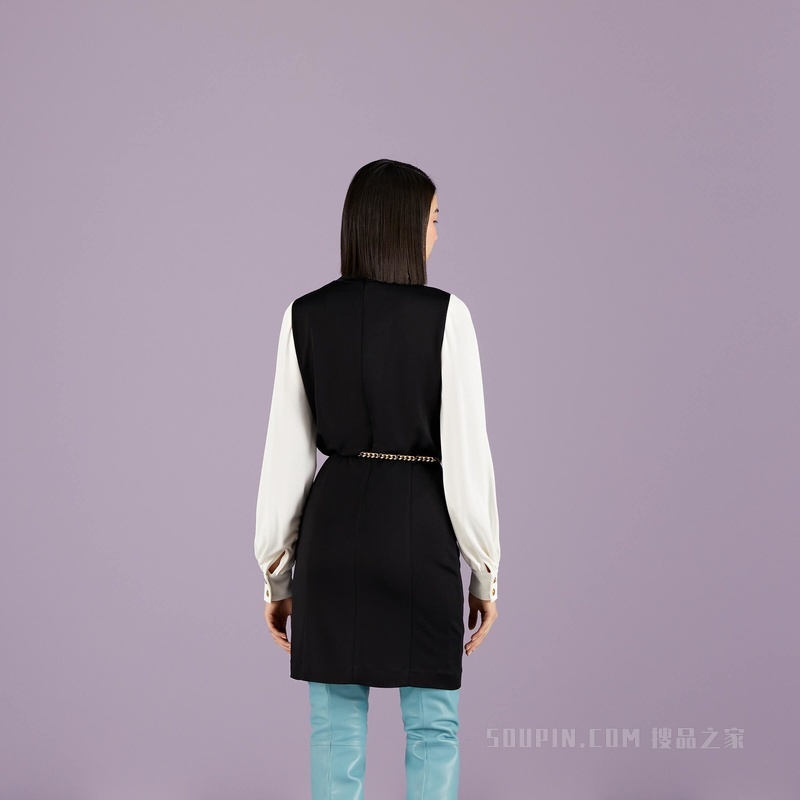 针织连衣裙 黑色